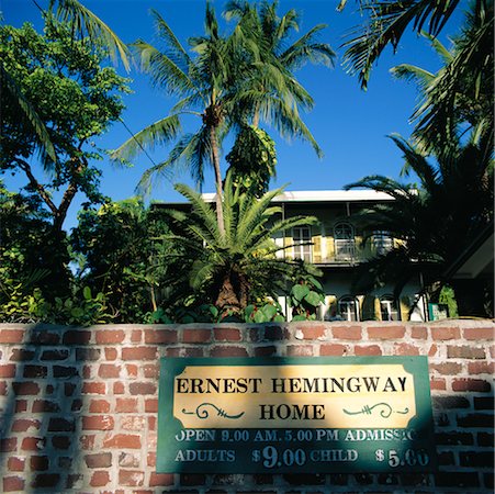 florida keys - Ernest Hemingway House Key West, Florida, USA Foto de stock - Con derechos protegidos, Código: 700-00357849