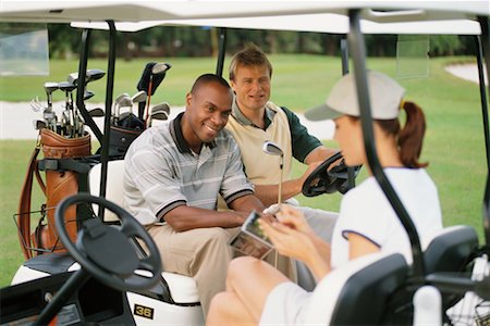 People in Golf Cart Stock Photo - Rights-Managed, Code: 700-00350230
