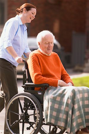 Caregiver and Patient Stock Photo - Rights-Managed, Code: 700-00350635
