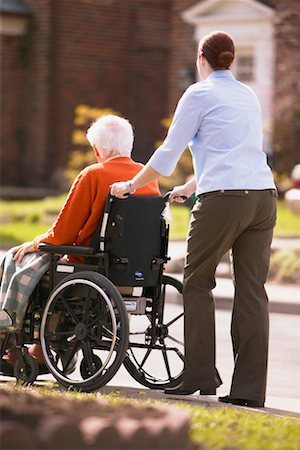 Caregiver and Patient Stock Photo - Rights-Managed, Code: 700-00350637