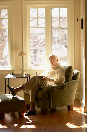 Man Reading Stock Photo - Rights-Managed, Code: 700-00350639