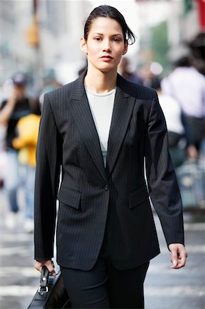 Businesswoman Walking Outdoors Stock Photo - Rights-Managed, Code: 700-00364046