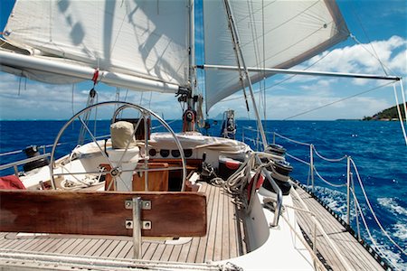 Gréement de ketch sur voilier Photographie de stock - Rights-Managed, Code: 700-00365629
