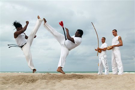 simsearch:700-00366130,k - Practicing Capoeira Stock Photo - Rights-Managed, Code: 700-00366130
