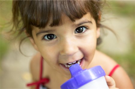 Girl with Sippy Cup Stock Photo - Rights-Managed, Code: 700-00366144
