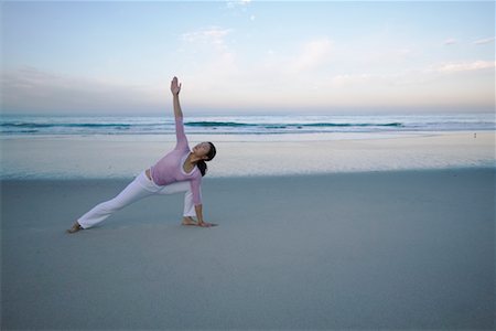 simsearch:700-00185829,k - Woman Doing Yoga on Beach Stock Photo - Rights-Managed, Code: 700-00366182