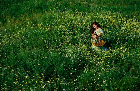 david mendelsohn child - Girl in Meadow Stock Photo - Rights-Managed, Code: 700-00367650