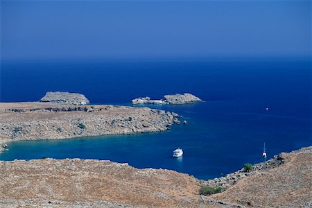 simsearch:841-03518385,k - Strand von Lindos Lindos, Rhodos, Griechenland Stockbilder - Lizenzpflichtiges, Bildnummer: 700-00367836