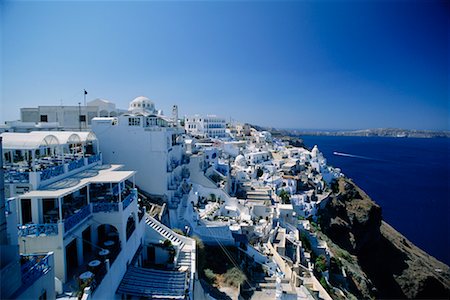 Overview of Town, Thira, Island of Santorini, Greece Stock Photo - Rights-Managed, Code: 700-00367897