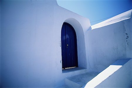 Doorway and Steps Santorini Island, Greece Stock Photo - Rights-Managed, Code: 700-00367893