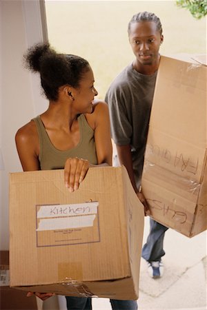 Couple Moving into New Home Stock Photo - Rights-Managed, Code: 700-00368078