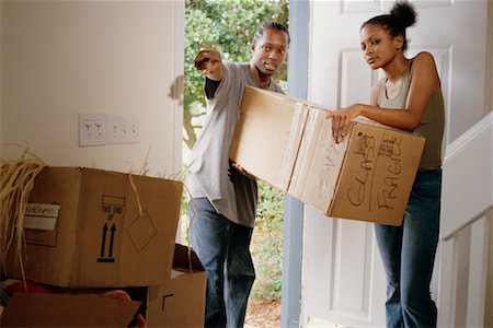 Couple Moving into New Home Stock Photo - Rights-Managed, Code: 700-00368081