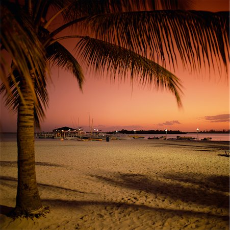 simsearch:700-00345396,k - Beach at Sunset Boca Chica Beach Dominican Republic Stock Photo - Rights-Managed, Code: 700-00361035