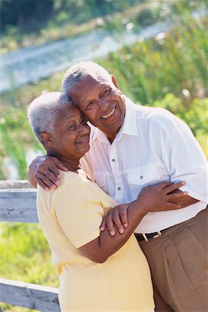 fat black man standing - Portrait of Couple Stock Photo - Rights-Managed, Code: 700-00361344