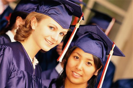 simsearch:700-00361427,k - Portrait of Female Graduates Stock Photo - Rights-Managed, Code: 700-00361427
