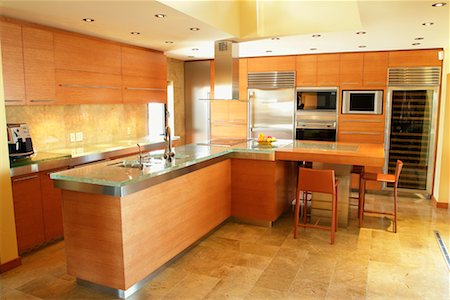 simsearch:600-03768697,k - Kitchen, Habitat 67 Complex, Montreal, Quebec, Canada Stock Photo - Rights-Managed, Code: 700-00361661