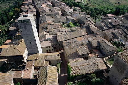 san gimignano - Overview of San Gimignano Tuscany, Italy Stock Photo - Rights-Managed, Code: 700-00361778