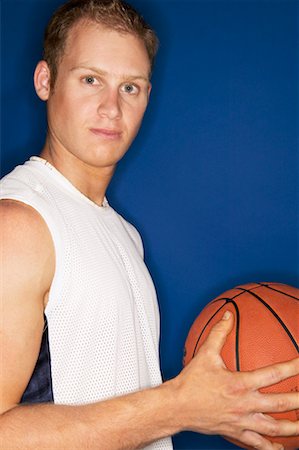 simsearch:700-00561360,k - Portrait of Man Holding Basketball Stock Photo - Rights-Managed, Code: 700-00362153