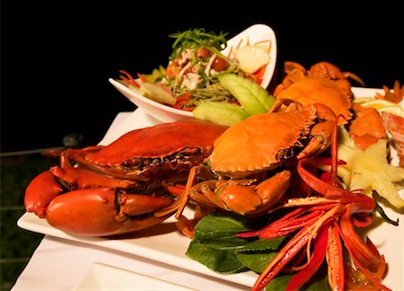 Platters of Seafood Stock Photo - Rights-Managed, Code: 700-00363182