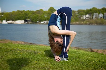 simsearch:700-00086922,k - Woman Stretching in Park Stock Photo - Rights-Managed, Code: 700-00363427