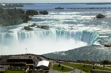 Niagara Falls and Niagara River Ontario, Canada Foto de stock - Direito Controlado, Número: 700-00404072