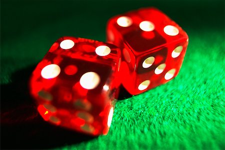 simsearch:700-00544151,k - Two Red Dice Stock Photo - Rights-Managed, Code: 700-00404140