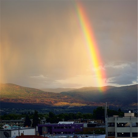 pot of gold - Rainbow Kelowna, British Columbia, Canada Stock Photo - Rights-Managed, Code: 700-00404150
