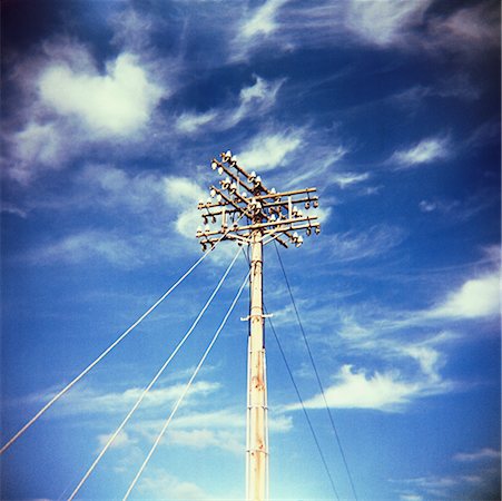 simsearch:700-02935330,k - Telephone Pole Stock Photo - Rights-Managed, Code: 700-00424030