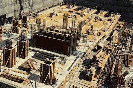 Overview of Construction Site Vancouver, British Columbia, Canada Stock Photo - Rights-Managed, Code: 700-00424465