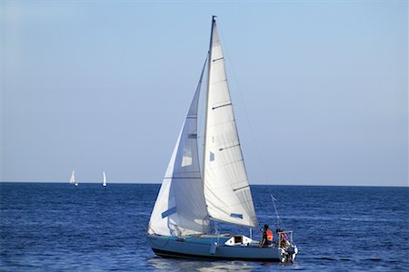 Sailboat Toronto, Ontario Canada Foto de stock - Con derechos protegidos, Código: 700-00424518