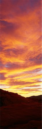 parque estatal del valle de fuego - Sunset, Valley of Fire State Park, Nevada, USA Foto de stock - Con derechos protegidos, Código: 700-00424694