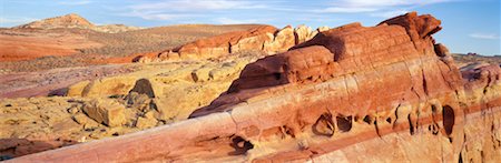 parque estatal del valle de fuego - Sandstone Formation, Valley of Fire State Park, Nevada, USA Foto de stock - Con derechos protegidos, Código: 700-00424697