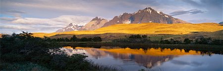 Los Cuernos, Parc National de Torres del Paine, Chili Photographie de stock - Rights-Managed, Code: 700-00424703