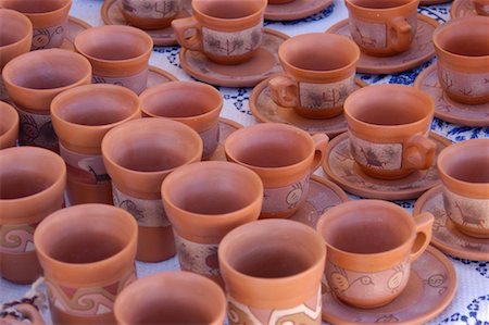 Handcrafted Cups, Tilcara, Jujuy Province, Argentina Stock Photo - Rights-Managed, Code: 700-00424904