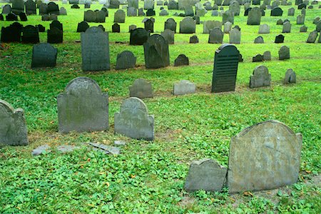 Granary Burying Ground de Boston Freedom Trail Boston, Massachusetts, USA Photographie de stock - Rights-Managed, Code: 700-00425040