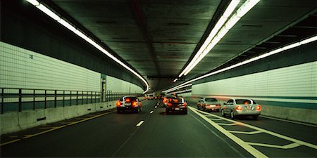 Cars on The Big Dig Highway, Boston, Massachusetts, USA Foto de stock - Con derechos protegidos, Código: 700-00425064