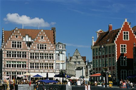 Sidewalk Cafe, Ghent, Belgium Stock Photo - Rights-Managed, Code: 700-00425264