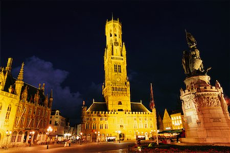simsearch:700-00425242,k - Belfort Tower, Brugge, Belgium Foto de stock - Con derechos protegidos, Código: 700-00425295
