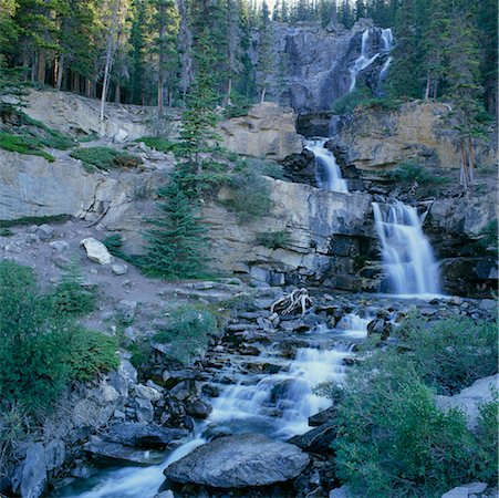 simsearch:700-00549255,k - Tangle Falls, Jasper National Park, Alberta, Canada Foto de stock - Direito Controlado, Número: 700-00425319