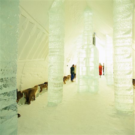 quebec winter - Ice Hotel, Quebec, Canada Stock Photo - Rights-Managed, Code: 700-00425386