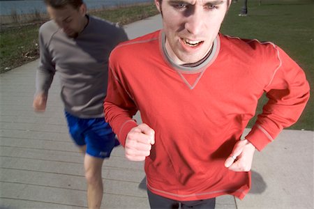 simsearch:700-00425475,k - Two Men Jogging Stock Photo - Rights-Managed, Code: 700-00425471