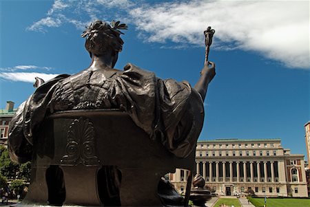 Statue at Columbia University, New York City, New York, USA Stock Photo - Rights-Managed, Code: 700-00425930