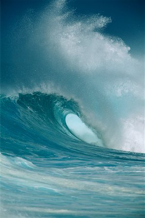 simsearch:600-01030175,k - Waves in Pacific Ocean, Oahu, Hawaii, USA Foto de stock - Con derechos protegidos, Código: 700-00426316