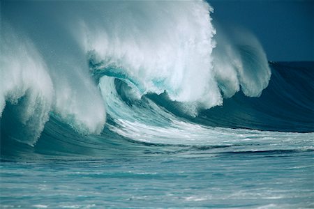 simsearch:600-01030175,k - Waves in Pacific Ocean, Oahu, Hawaii, USA Foto de stock - Con derechos protegidos, Código: 700-00426317