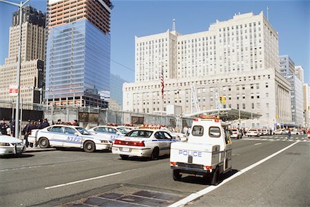 Police Readiness Drill at Ground Zero, New York City, New York, USA Foto de stock - Direito Controlado, Número: 700-00429457