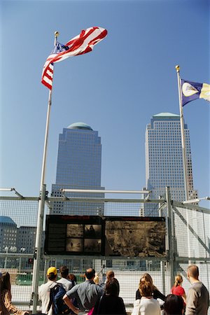 Tourists at Ground Zero, New York, New York City, USA Fotografie stock - Rights-Managed, Codice: 700-00429453