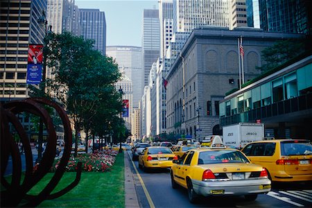 park avenue, new york - Traffic on Park Avenue, New York, New York, USA Stock Photo - Rights-Managed, Code: 700-00429492