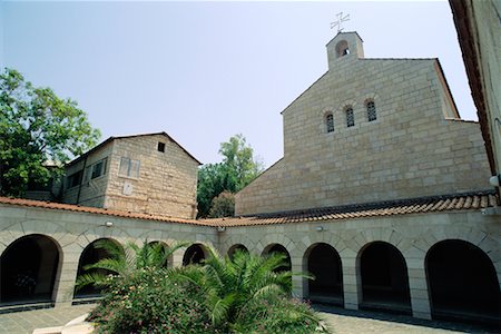 Église de la Multiplication des pains et des poissons, Tabgha, Galilée, Israël Photographie de stock - Rights-Managed, Code: 700-00429667