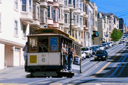 san francisco cable cars - Street Scene, San Francisco, USA Stock Photo - Rights-Managed, Code: 700-00429948