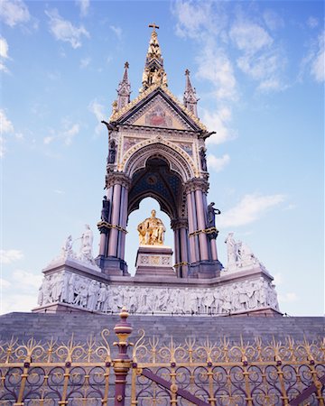 L'Albert Memorial, Londres, Angleterre Photographie de stock - Rights-Managed, Code: 700-00438917